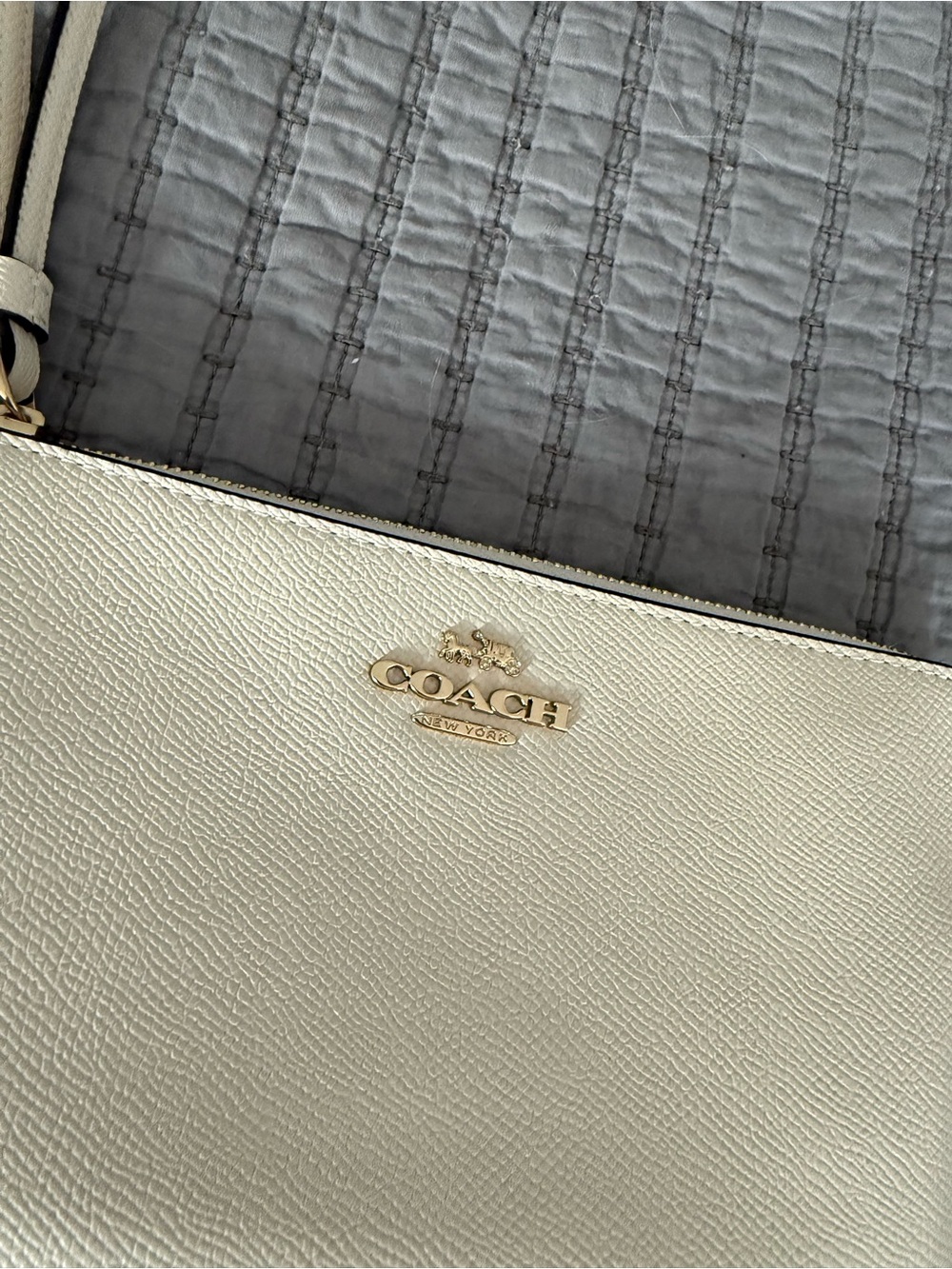 Coach Corner Zip Wristlet View 2